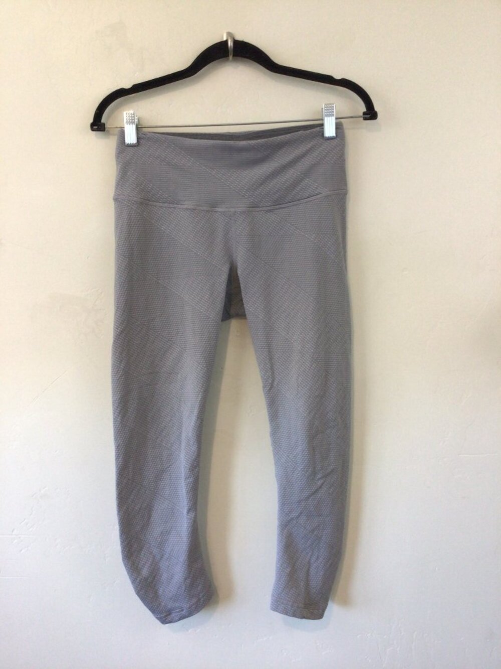 Prana Gray Cropped Yoga Athletic Pants Size Small